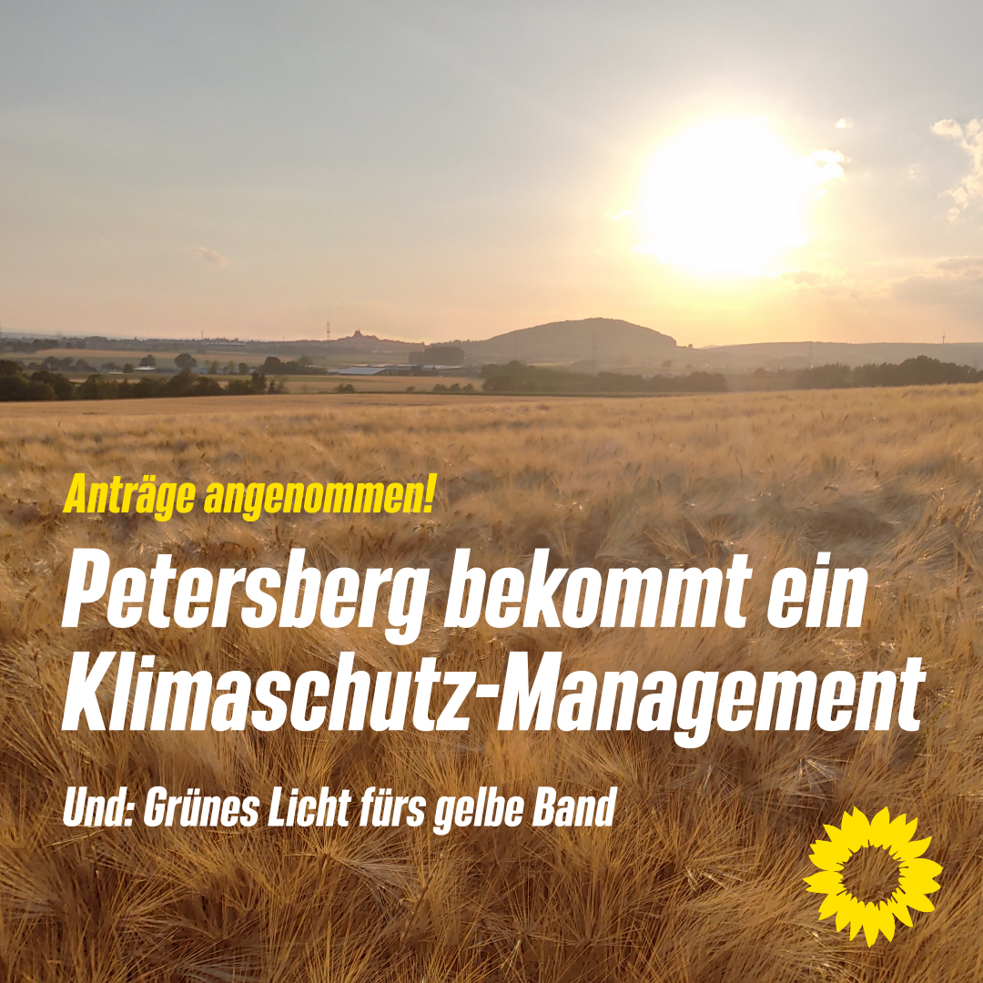 Petersberg bekommt ein Klimaschutzkonzept